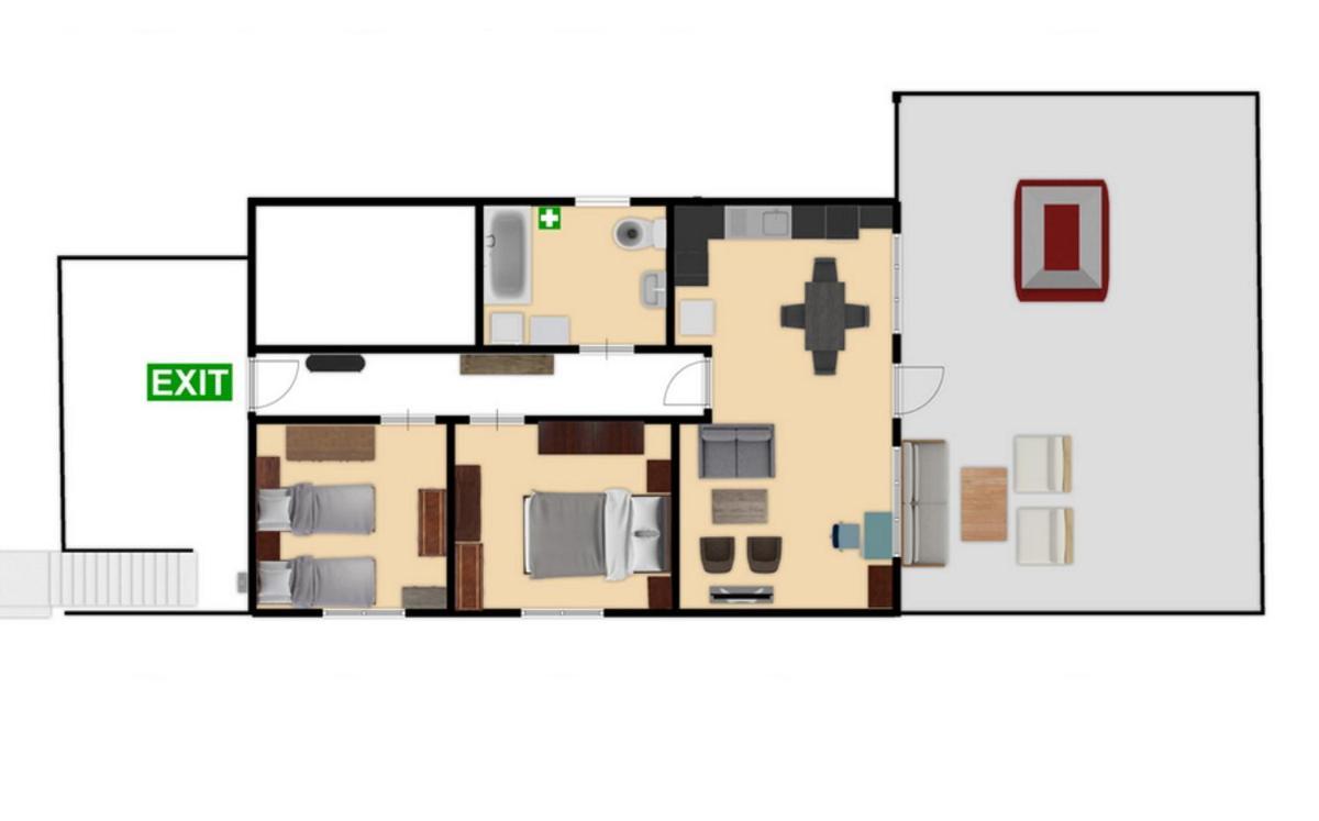 Blue Sky Apartment Примоштен Екстер'єр фото